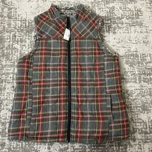 Maurices Women’s Plaid Sherpa Soft Fuzzy Lining Vest Size XL - NWT!